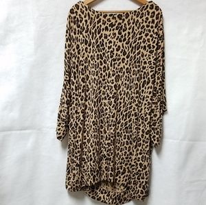 Lane Bryant Tops - Lane Bryant Leopard Print Zipper Detail Blouse Lane Bryant Tops - Lane Bryant Leopard Print Zipper Detail Blouse